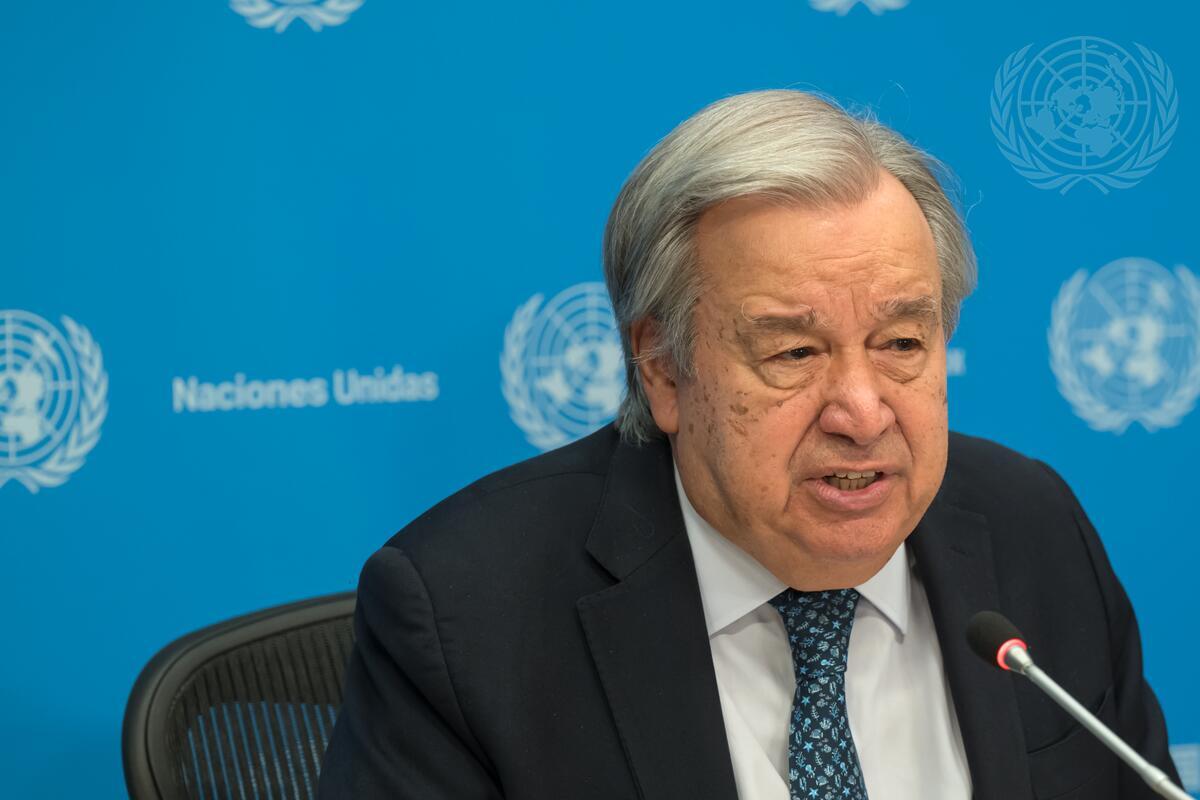 Secretary-General Briefs Press on Start of 80th Session of UN General Assembly