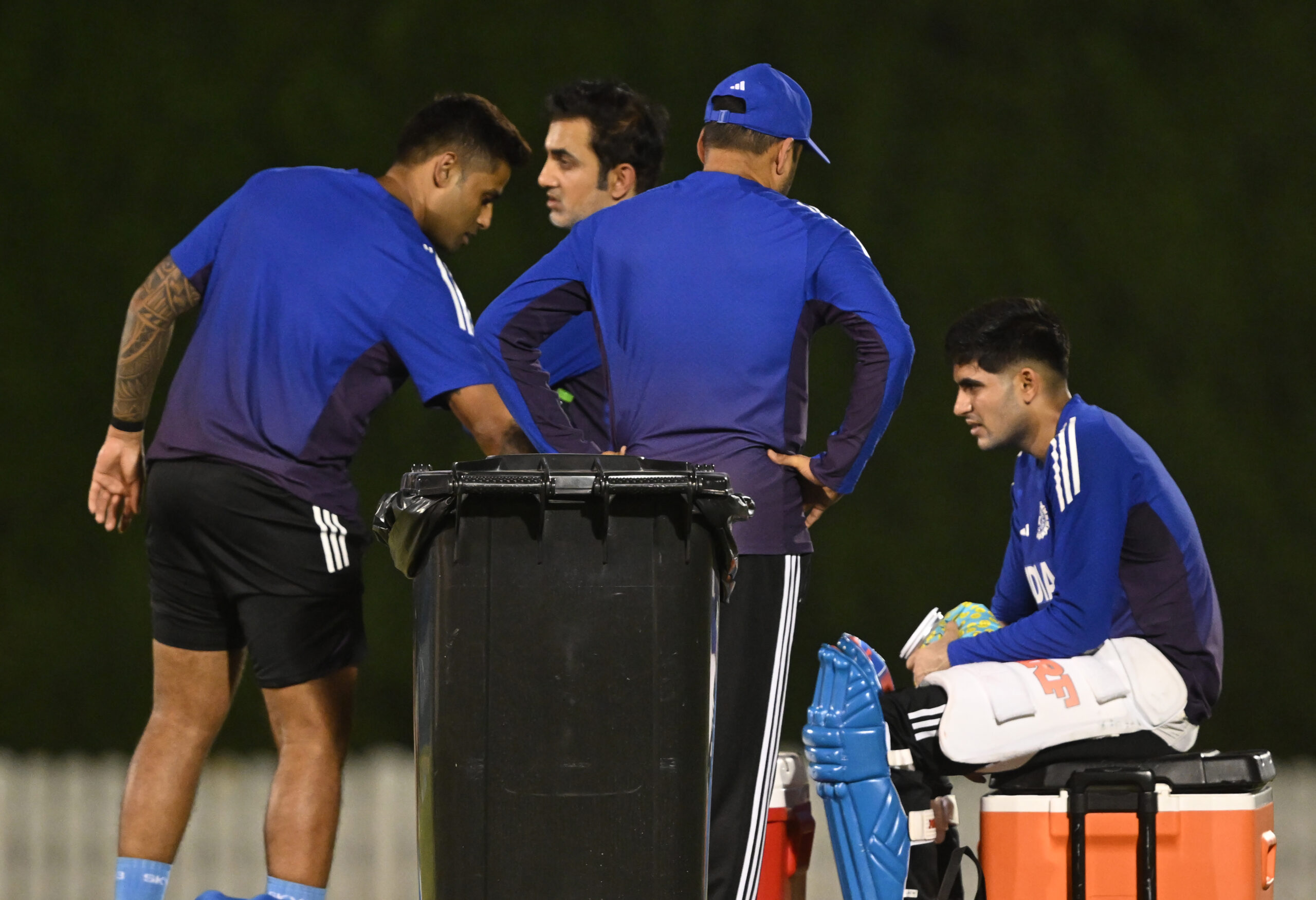 Dubai: Team India practice session ahead of the Asia Cup 2025 match against Pakistan