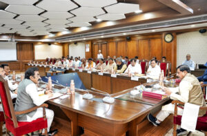 Bhopal: Mohan Yadav chairs a cabinet meeting