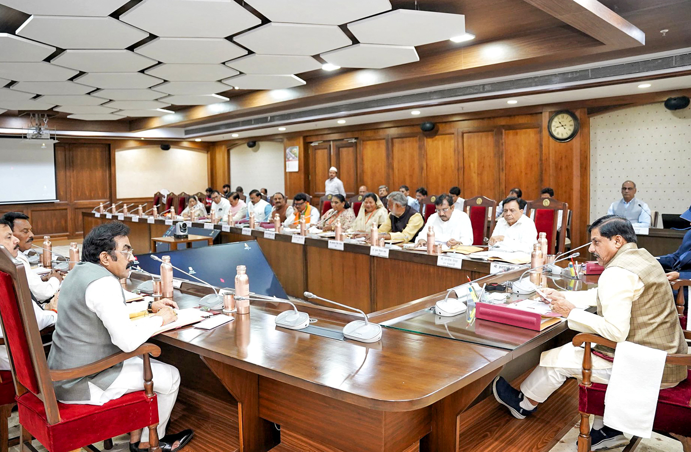 Bhopal: Mohan Yadav chairs a cabinet meeting